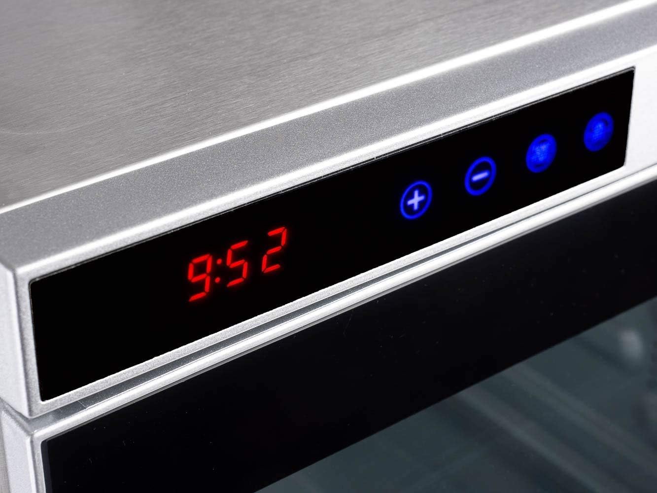 Detalle de VITA5 5356712 Nobel Pro 10 mattork med 10 rostfria galler och 24-timmarstimer