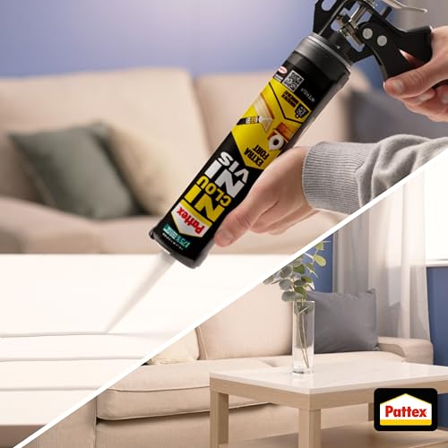 Thumbnail 4 de Pattex Ni Clou Ni Vis Fix Extra Fort – Lot de 3 cartouches 380 g, fixation rapide en intérieur