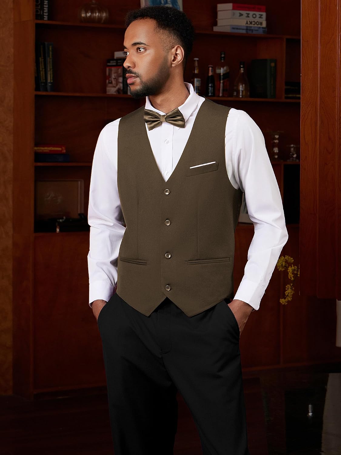 Detalle 2 de MAGE MALE Men's Suit Vest