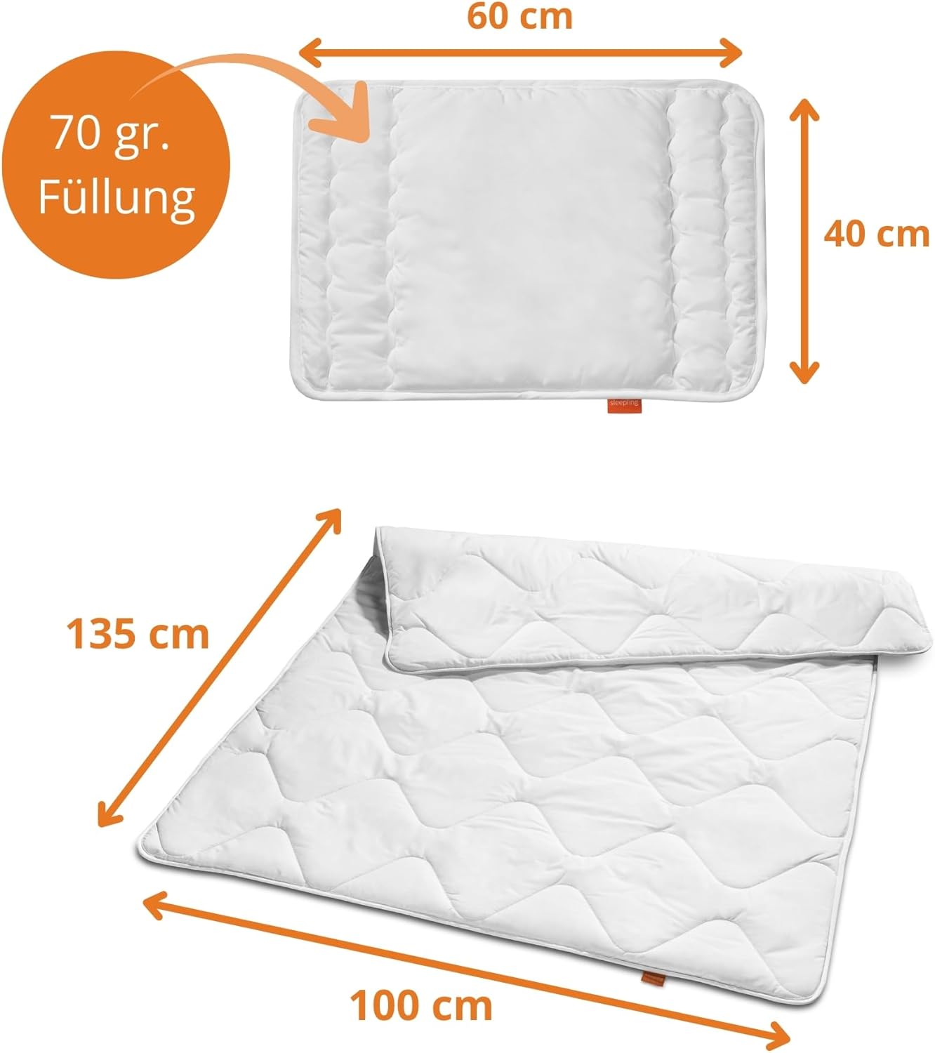 Thumbnail 1 de sleepling 194477 Babybetten-Set 100×135 cm