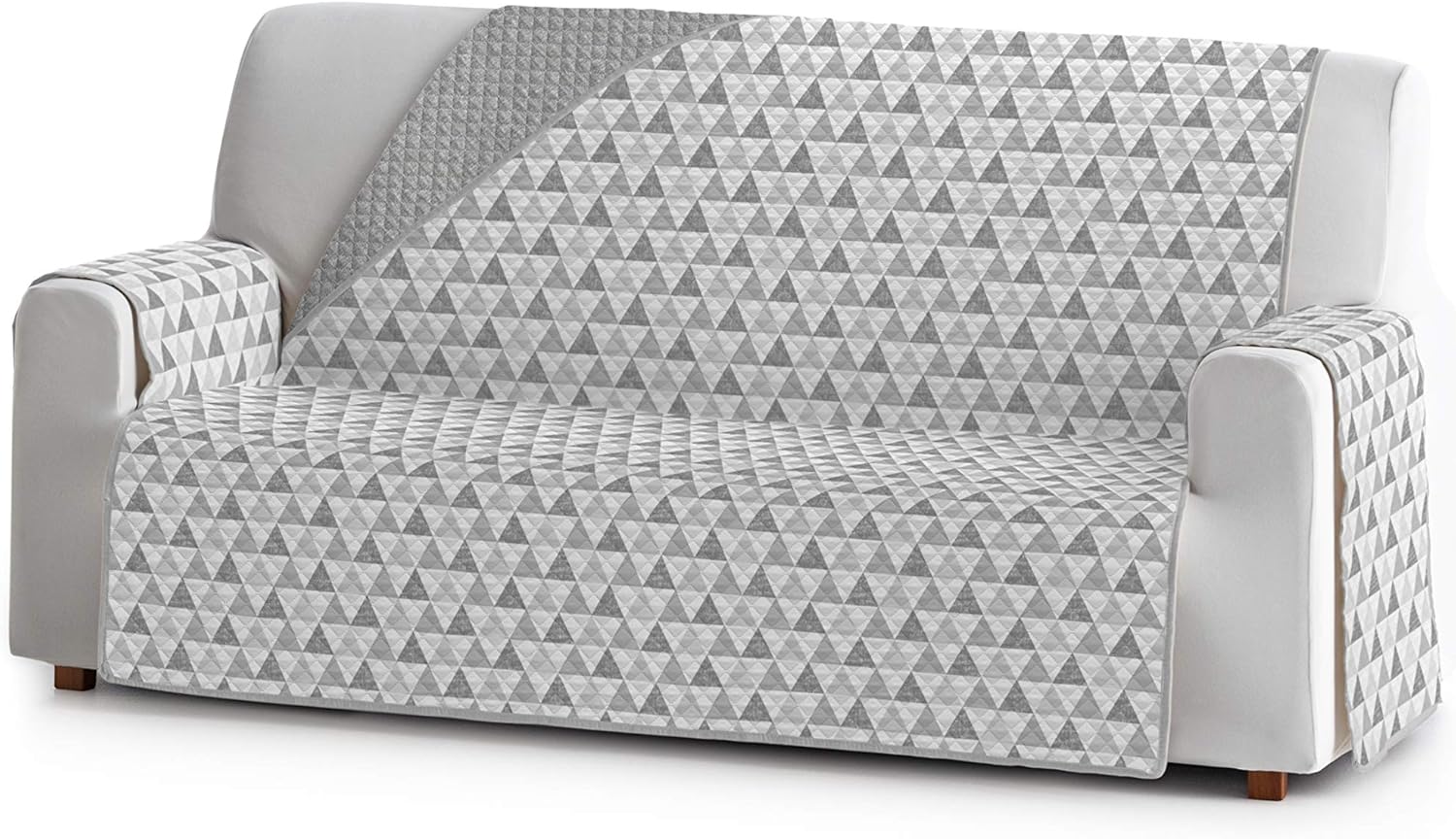 Imagen de Eysa Nordic funda de sofá gris 2 plazas 115cm en OfertitasTOP
