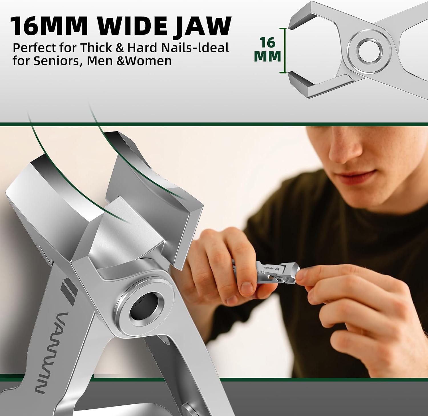 Thumbnail 4 de VANWIN Toenail Clippers for Thick Nails