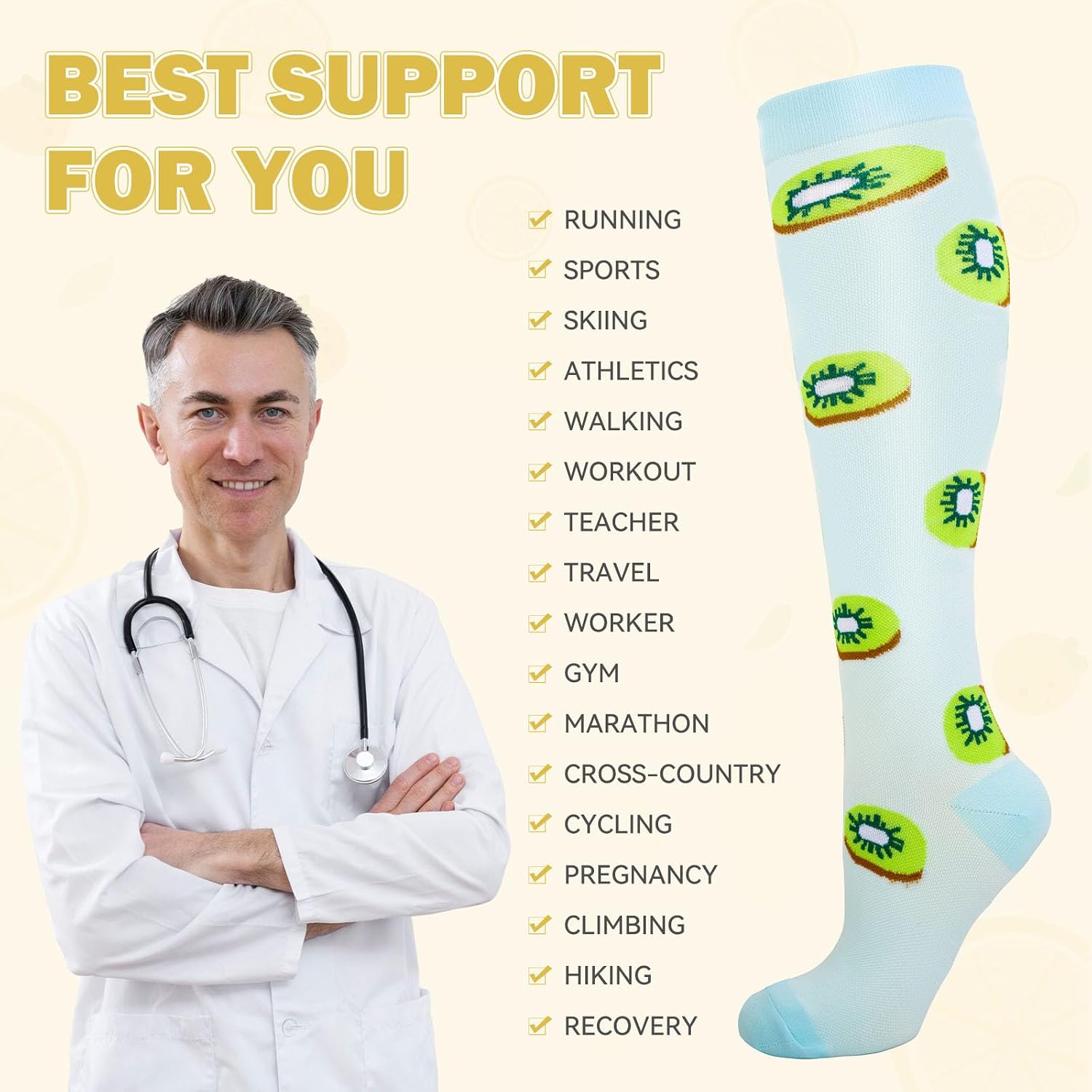 Detalle de Compression socks for everyday support