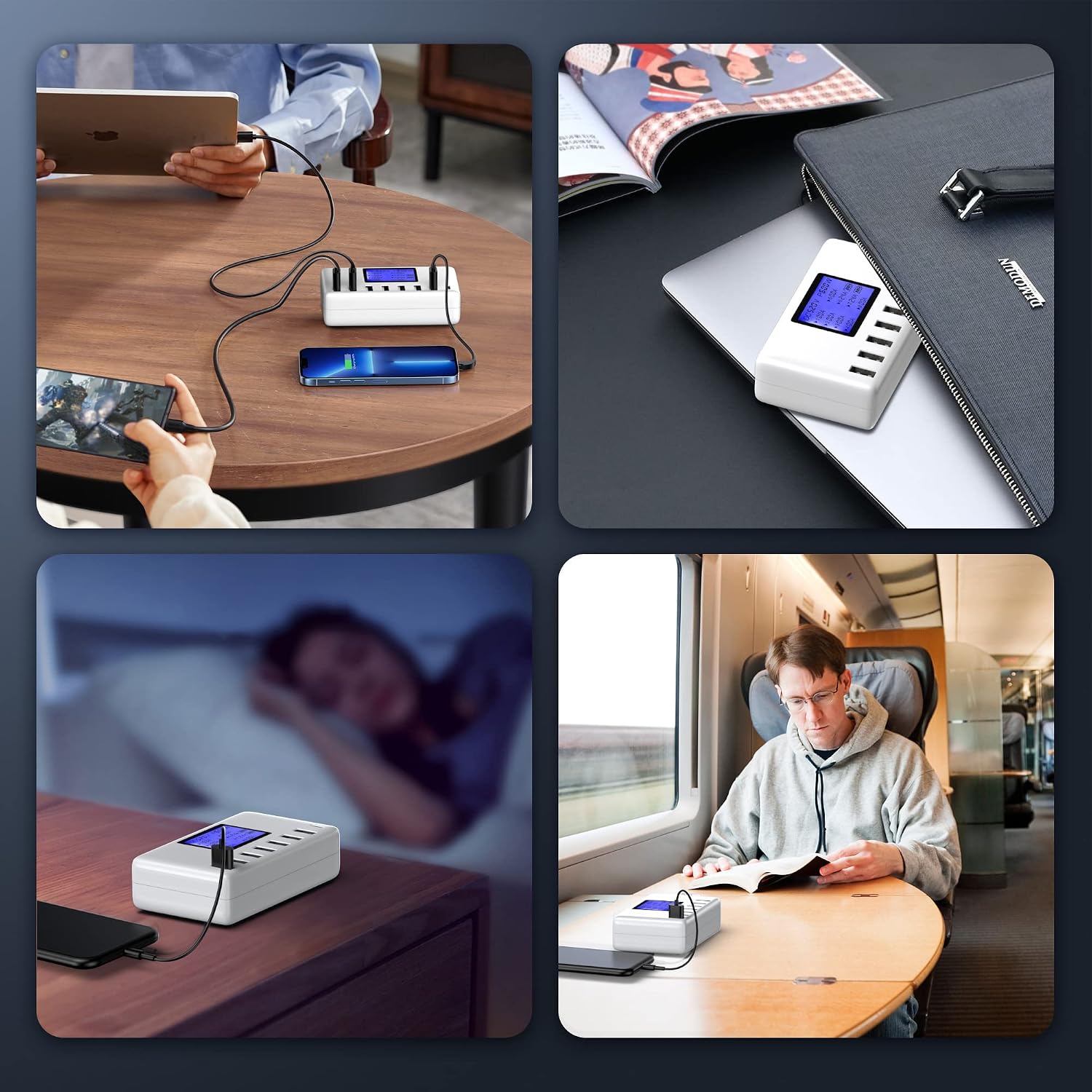 Thumbnail 6 de 60W USB Ladegerät 8 Ports