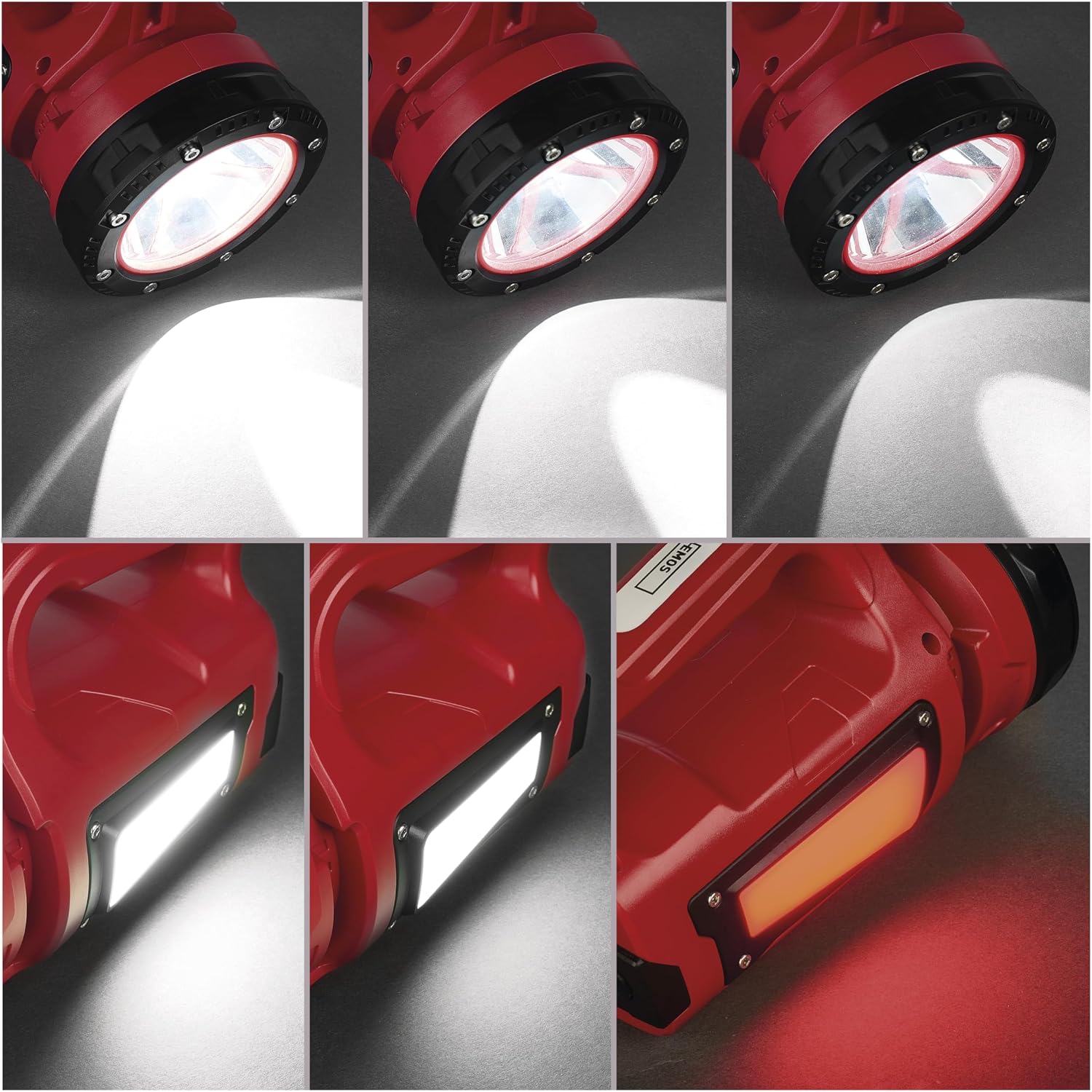 Detalle 2 de EMOS akumulatorowy reflektor ręczny LED 1000 lm, zasięg 500 m, IP44