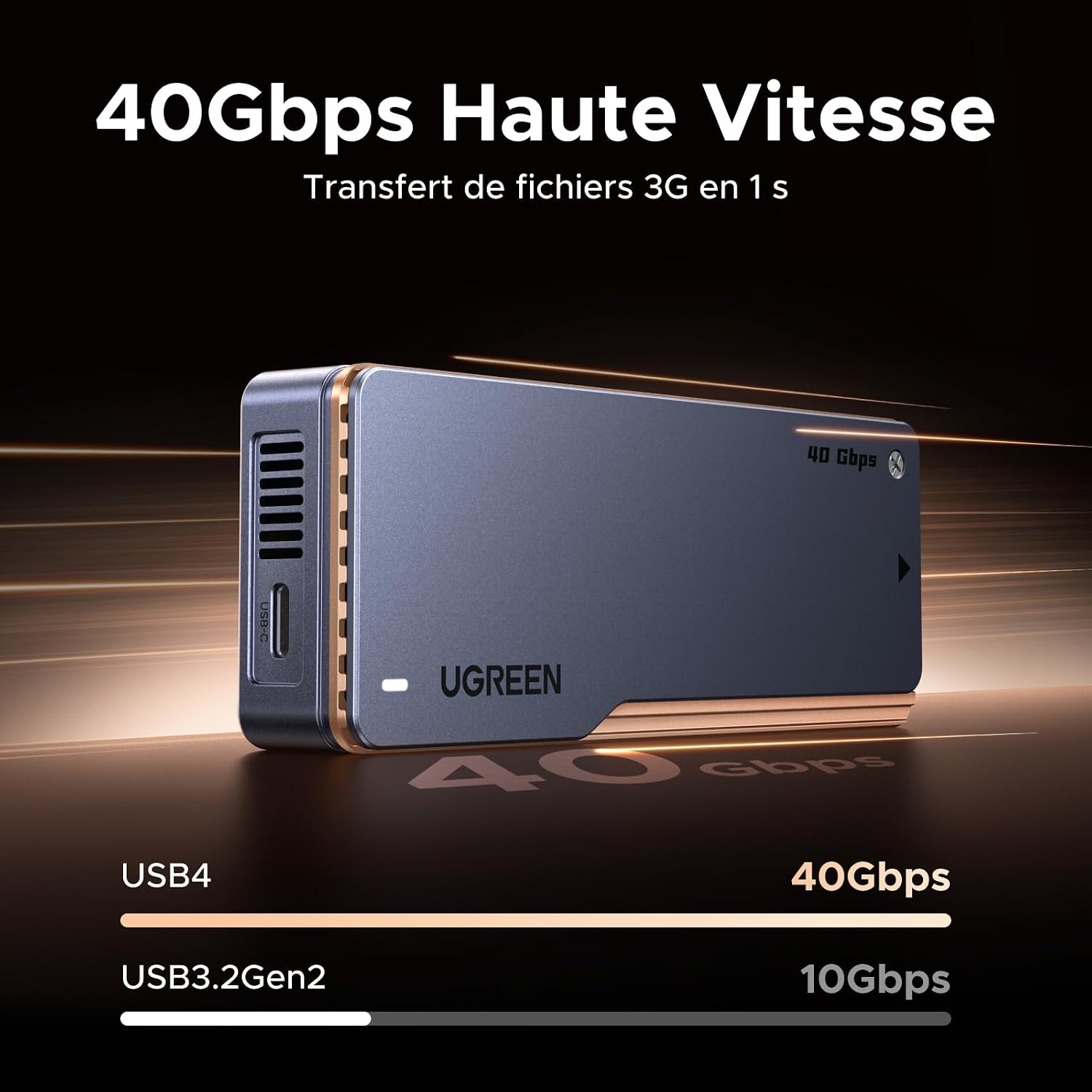 Thumbnail 1 de UGREEN Boîtier SSD M2 40Gbps NVMe