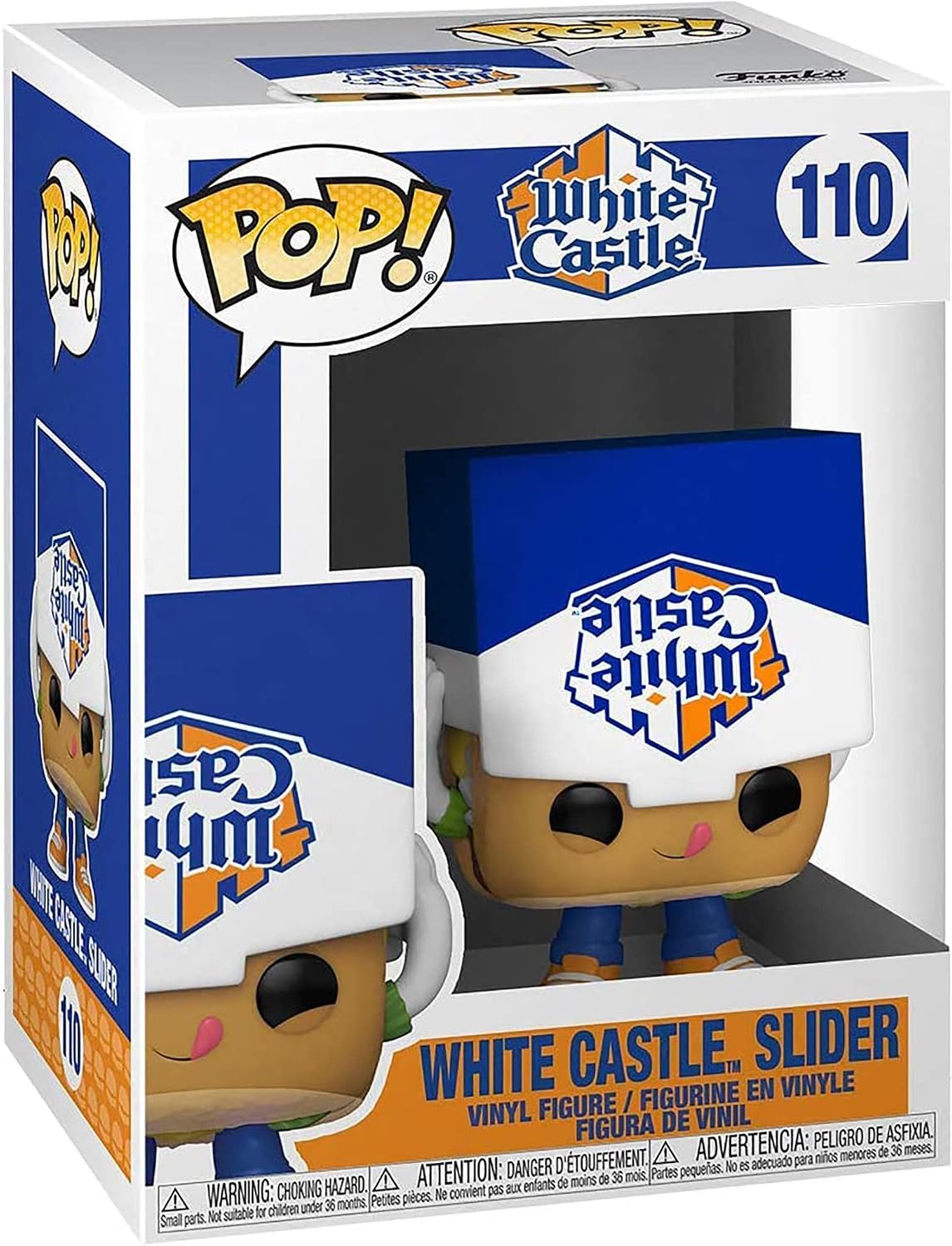 Thumbnail 1 de Funko Pop! 56210 White Castle Slider Vinyl Figure, Glossy Finish
