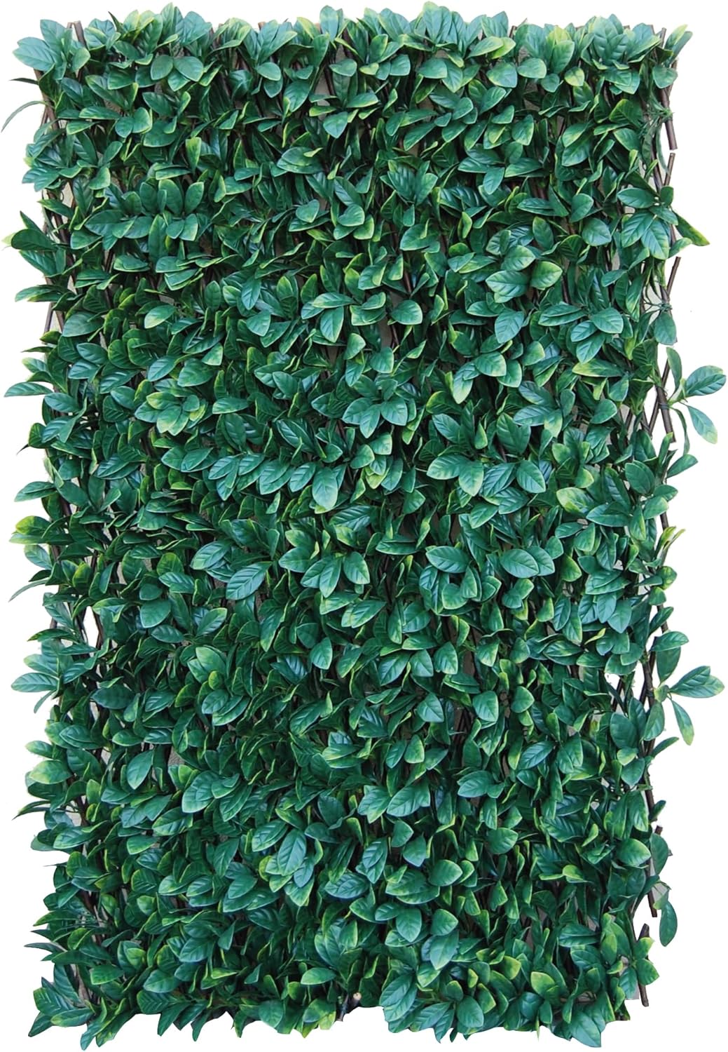 Thumbnail 3 de TENAX Siepe Artificiale con Foglie 3D su Traliccio Estensibile in Salice – 200 x 4 x 100 cm, Verde