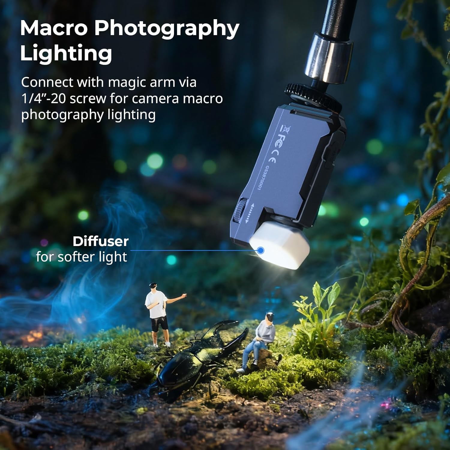 Thumbnail 6 de SMALLRIG x WUBEN Lampe Torche Mini Rechargeable, 400 Lumens, RGB – format poche, IP65, USB-C, 1/4"-20