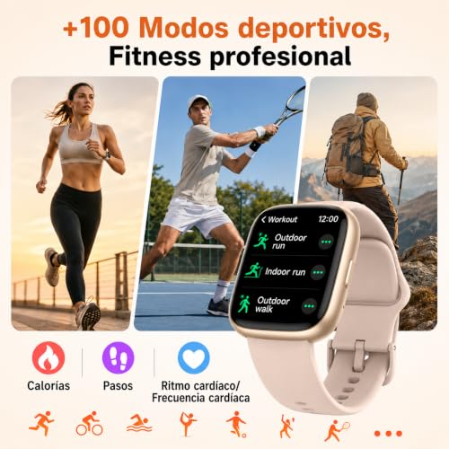 Thumbnail 3 de VRPEFIT – Smartwatch con llamadas Bluetooth, Alexa y 100+ modos deportivos