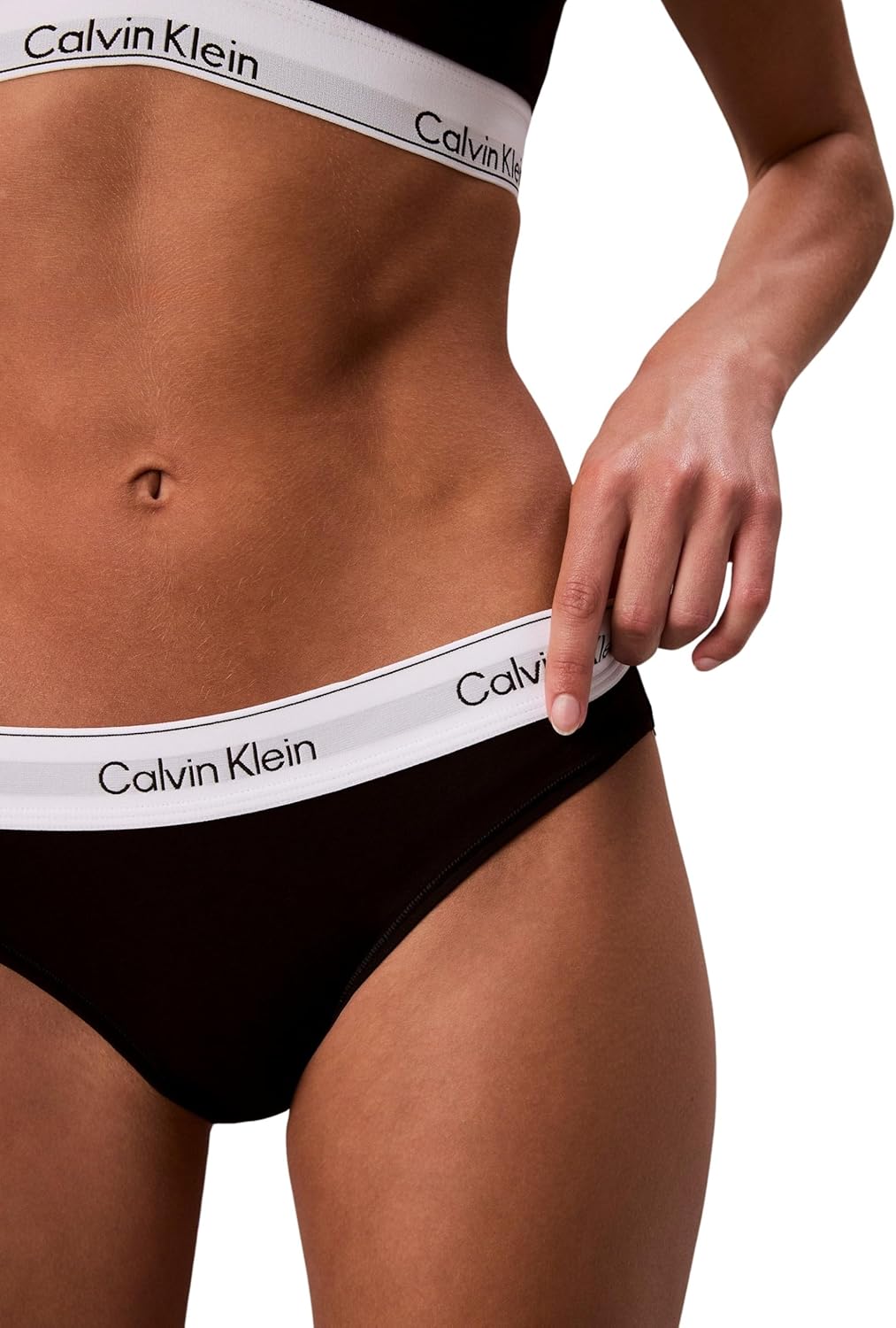Detalle de Calvin Klein Culotte Femme avec Ceinture Emblématique