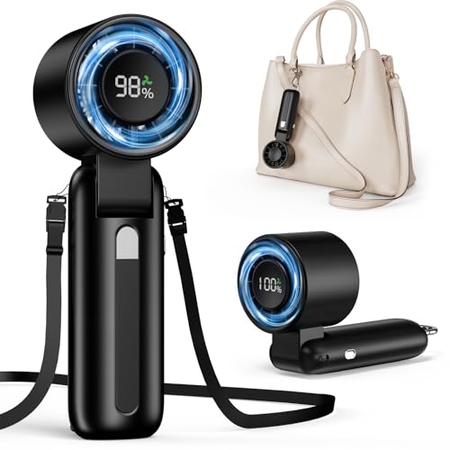 Detalle de Fcsih Handheld Fan: 100-Speed Portable 4-in-1 Personal Fan