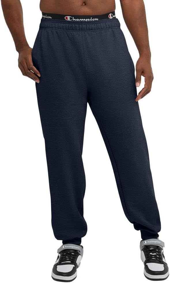 Detalle de Champion Men's Fleece Joggers Sweatpants — Standard Fit, Midweight Fleece, Regular & Big & Tall