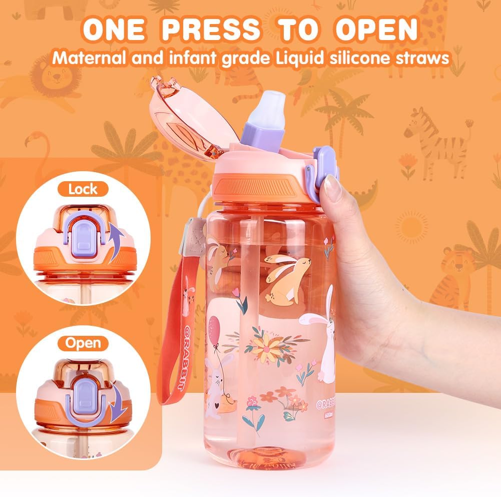 Thumbnail 3 de flintronic 600ml Trinkflasche Kinder 💧