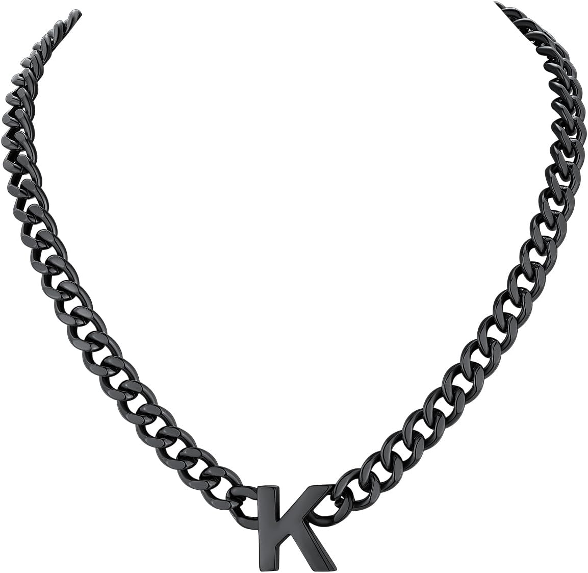 Thumbnail 6 de Richsteel Initial Halskette A-Z Cuban Link – personalisierbar, langlebig & stilvoll