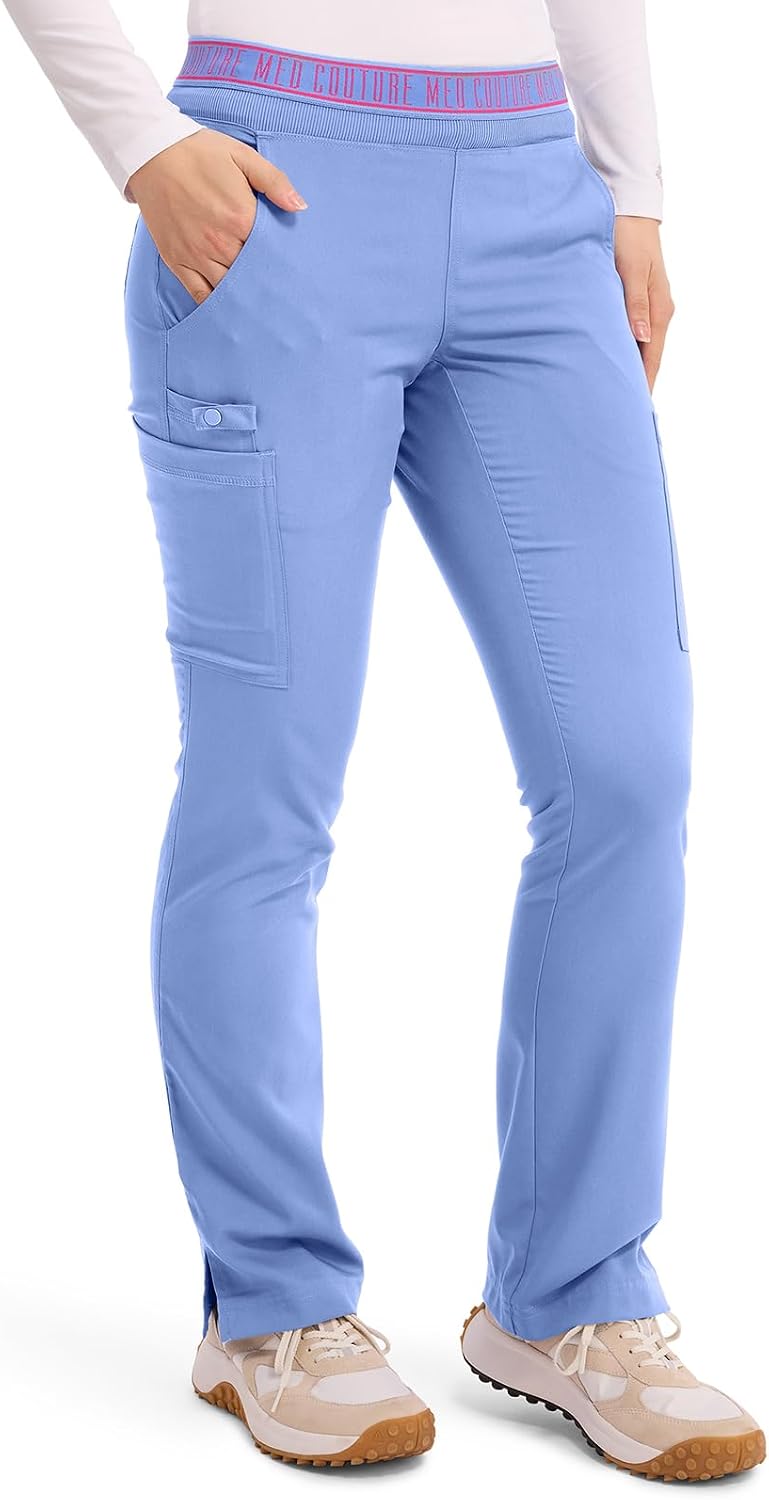 Thumbnail 1 de Med Couture Women's Yoga Pull-On Pant with 7 Pockets (MC7739)