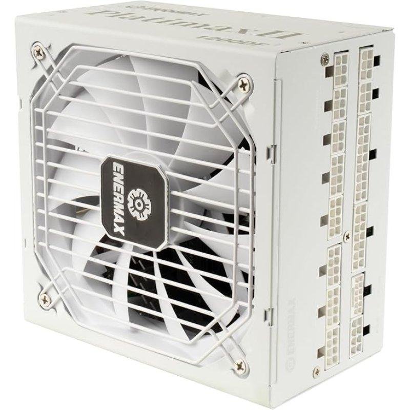 Detalle 2 de Enermax PlatimaxII 1200W: fuente modular ATX 3.1 con 80+ Platinum y refrigeración semipasiva