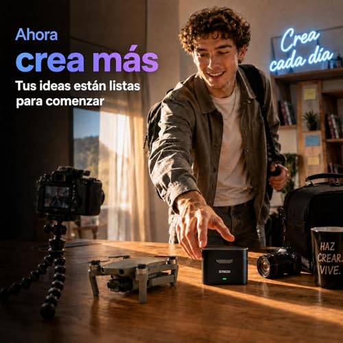 Detalle de SYNCO SMICT Micrófono de Solapa Inalámbrico IA para Android