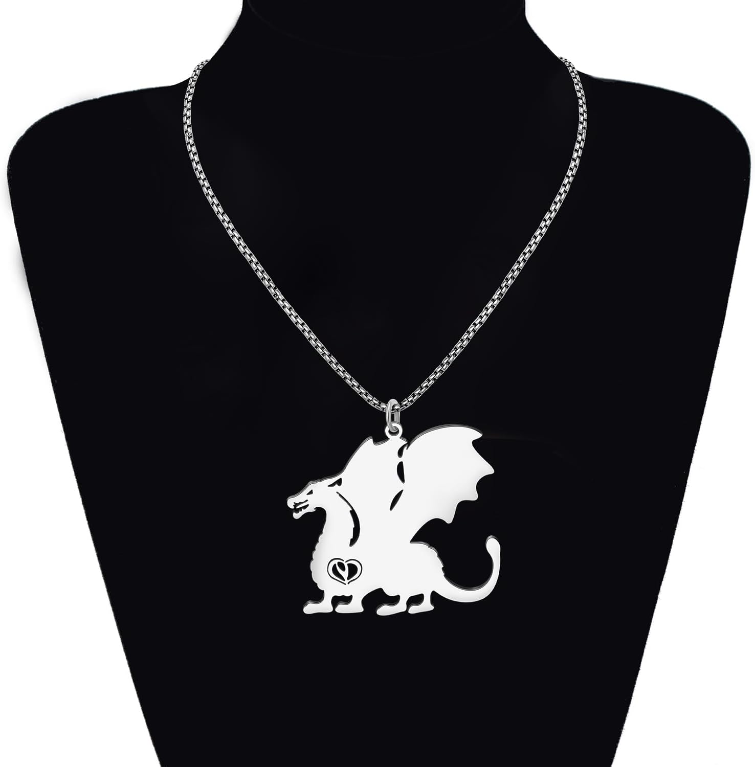 Detalle 2 de YAYAKO Collier Dragon Acier Inoxydable
