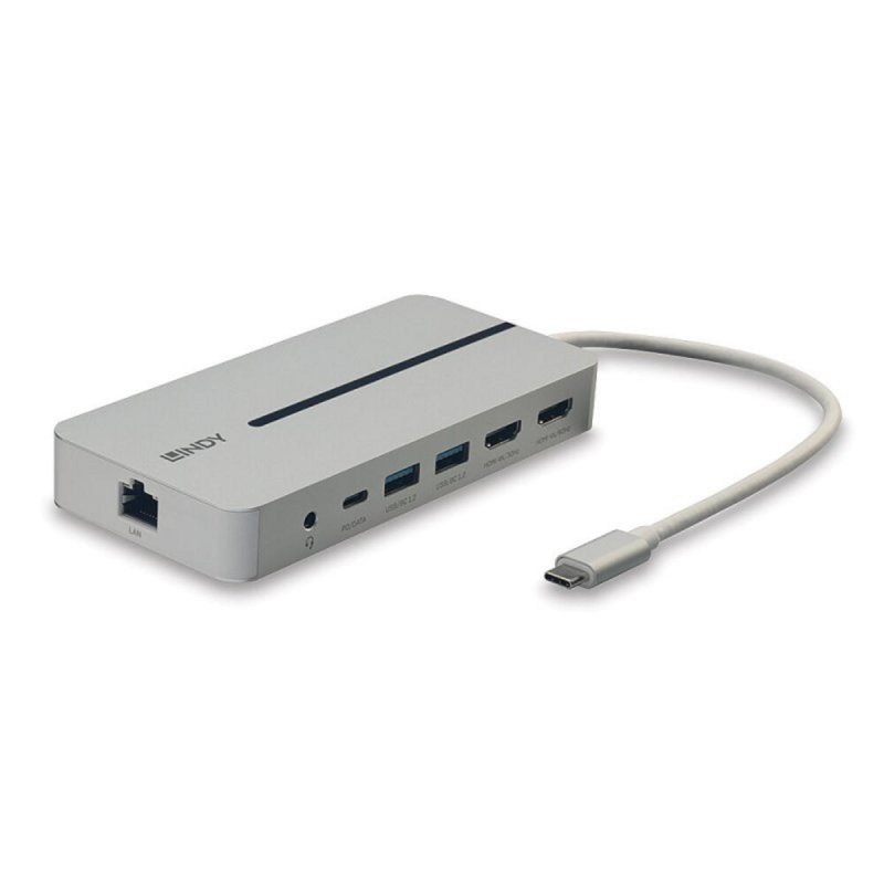 Thumbnail 3 de Dock USB-C Lindy 43360: 2x HDMI, 2x USB-A y USB-C en una base versátil para estación de trabajo