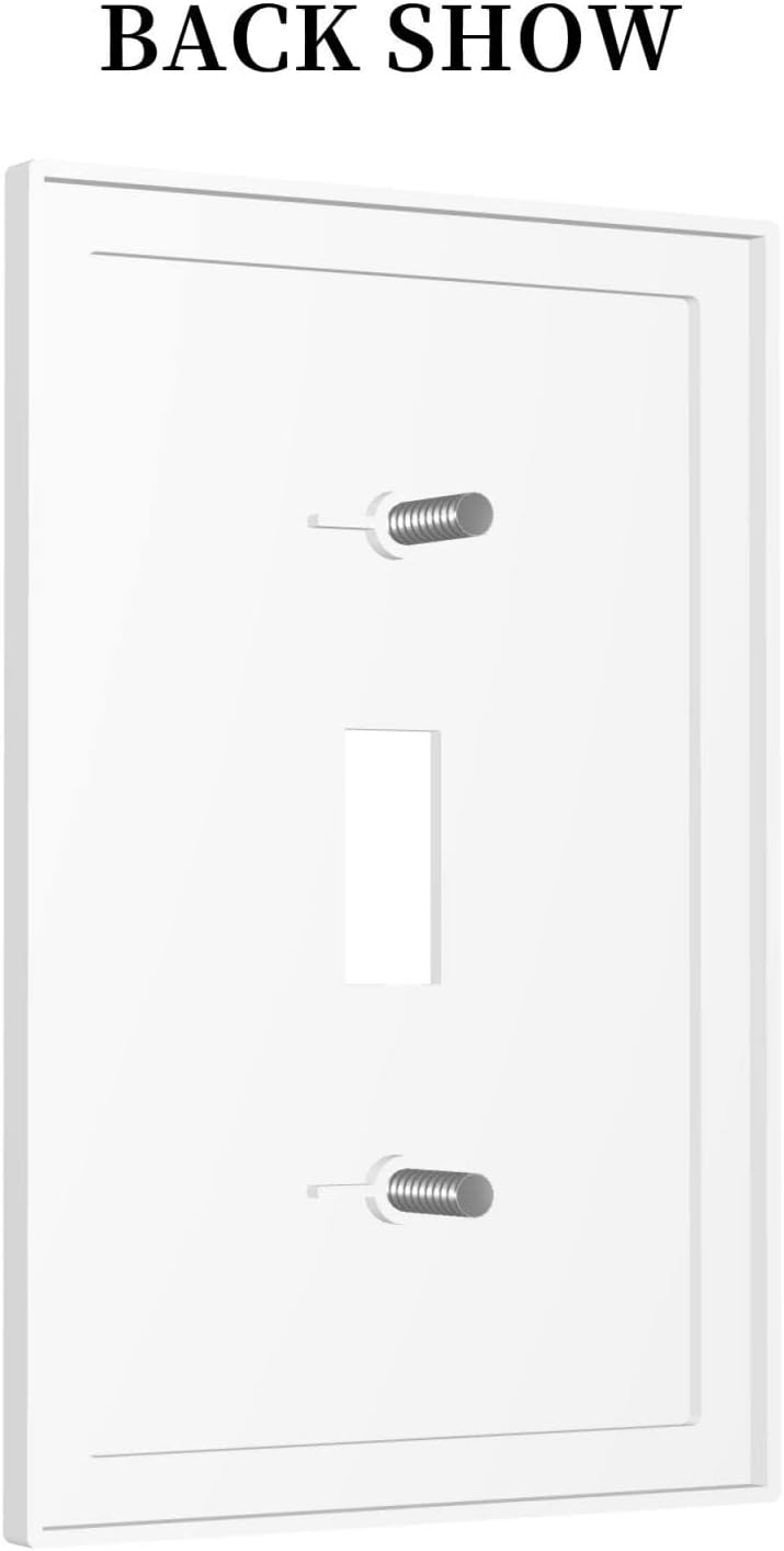 Detalle de JOOJIAO Toggle Switch Wall Plate, 1 Gang