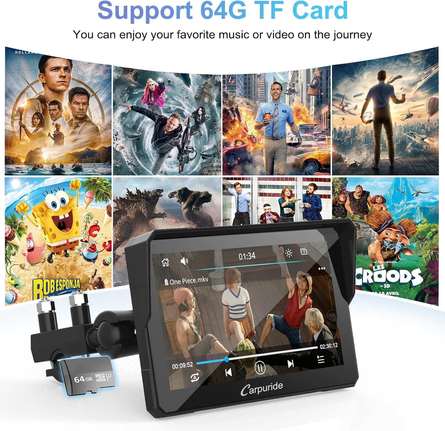 Thumbnail 6 de Carpuride W702 Motorcycle CarPlay Screen