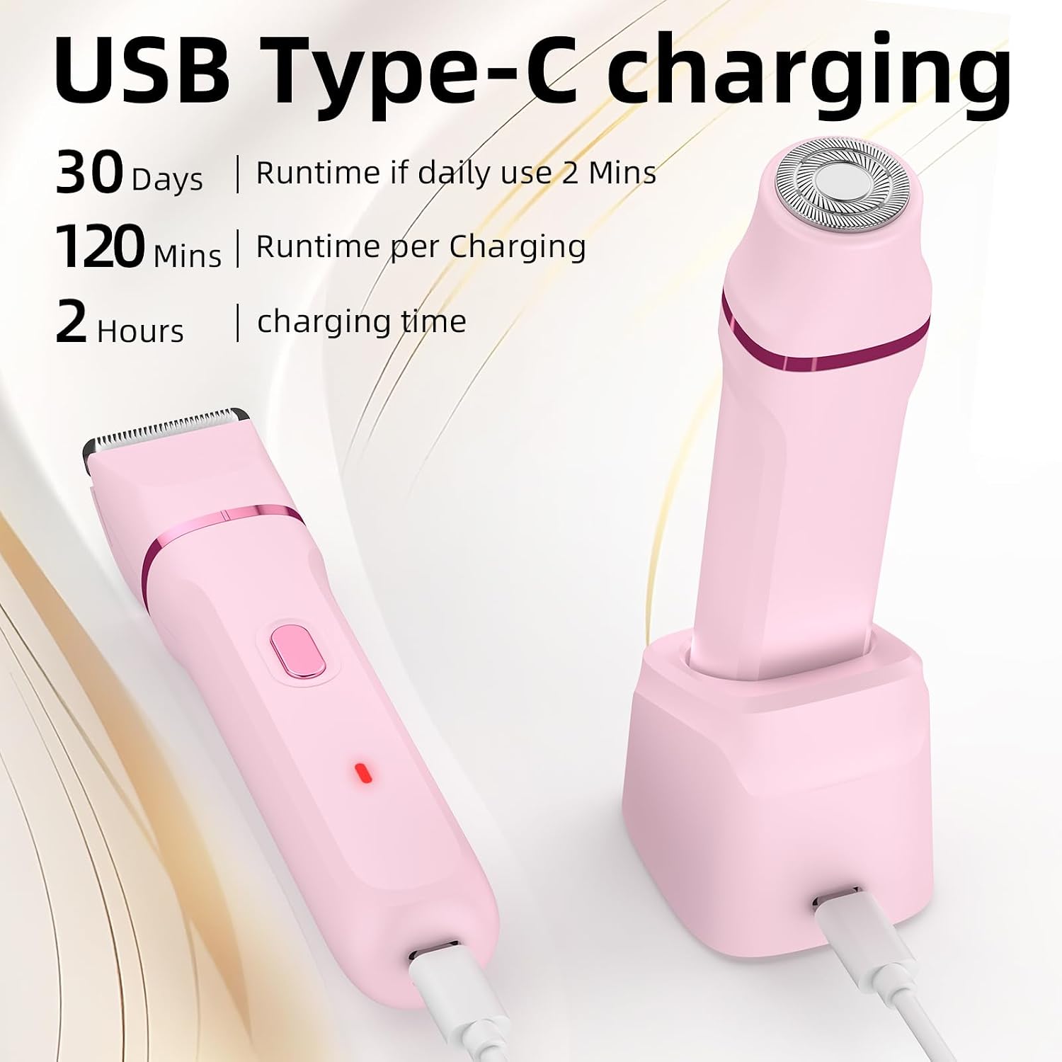 Thumbnail 4 de Lady Shavers for Women: 2-in-1 Bikini Trimmer for Wet & Dry Use