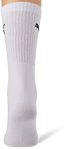 Detalle 2 de PUMA Crew Sock Calcetines Blanco 43-46 (Unisex) – Cómodo soporte para todas las actividades