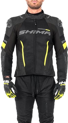 Detalle 2 de SHIMA SOLID Chaqueta Moto Hombre AIRFORCE Protector Espalda: seguridad, ventilación y estilo para riders modernos