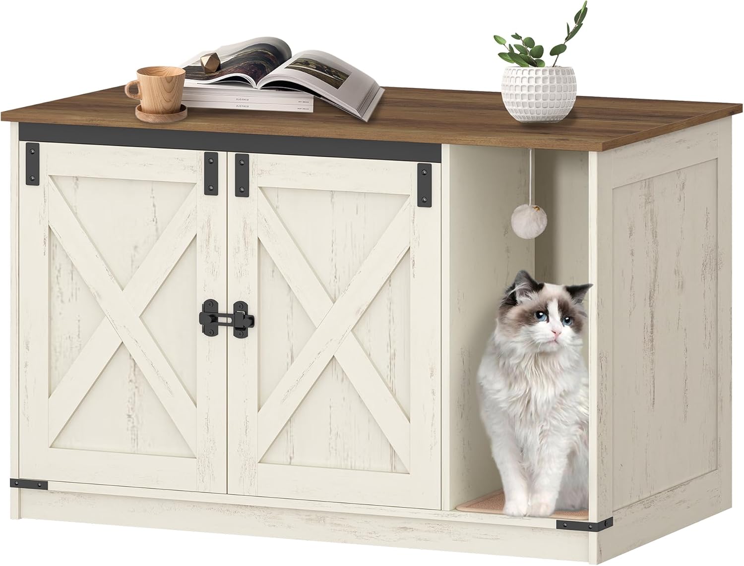 Hzuaneri Katzenschrank 100 x 55 x 63 cm