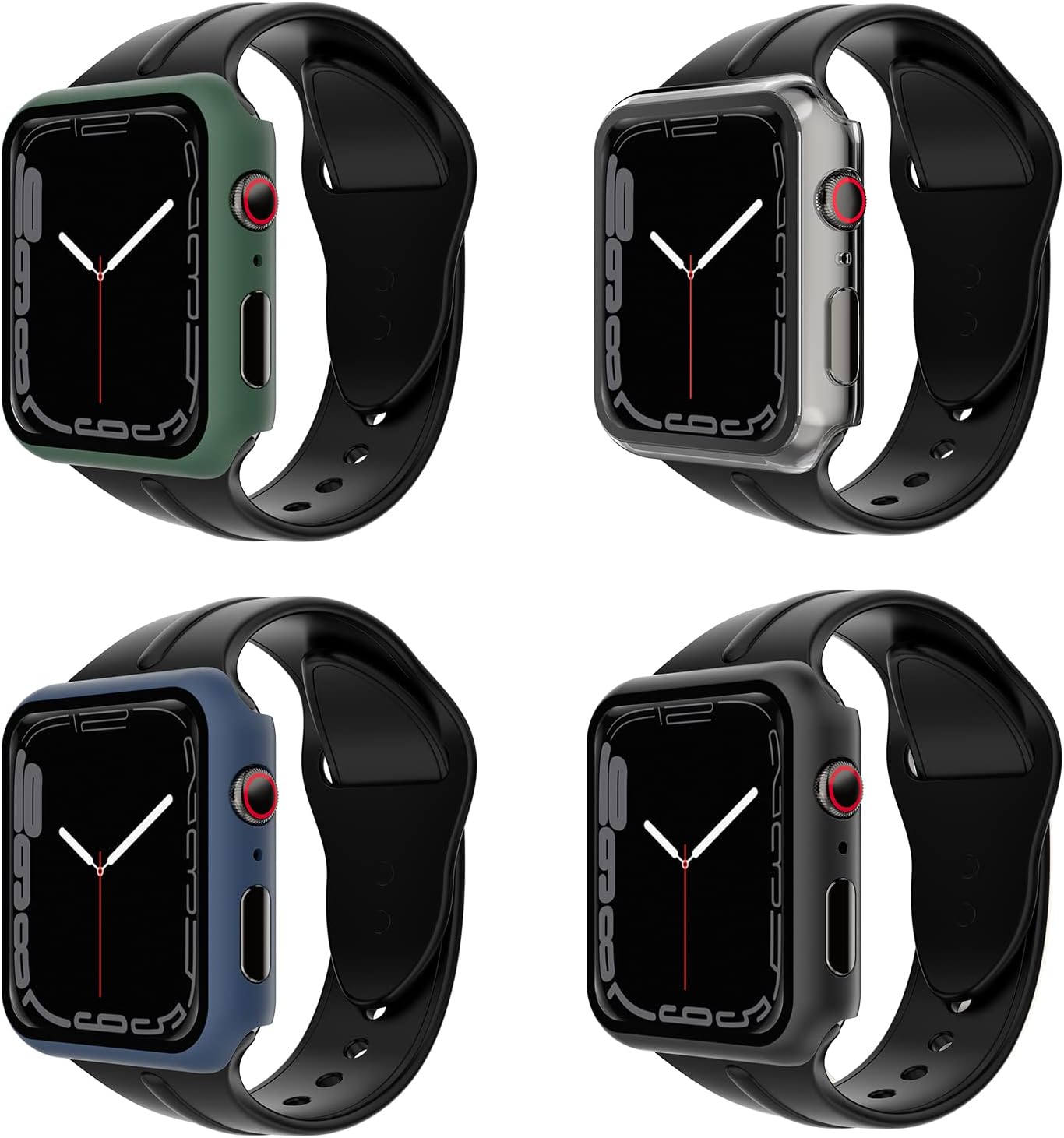 Thumbnail 2 de Simpeak – Coque 2 en 1 et Protection Écran HD 9H pour Apple Watch 45mm Series 7/8/9