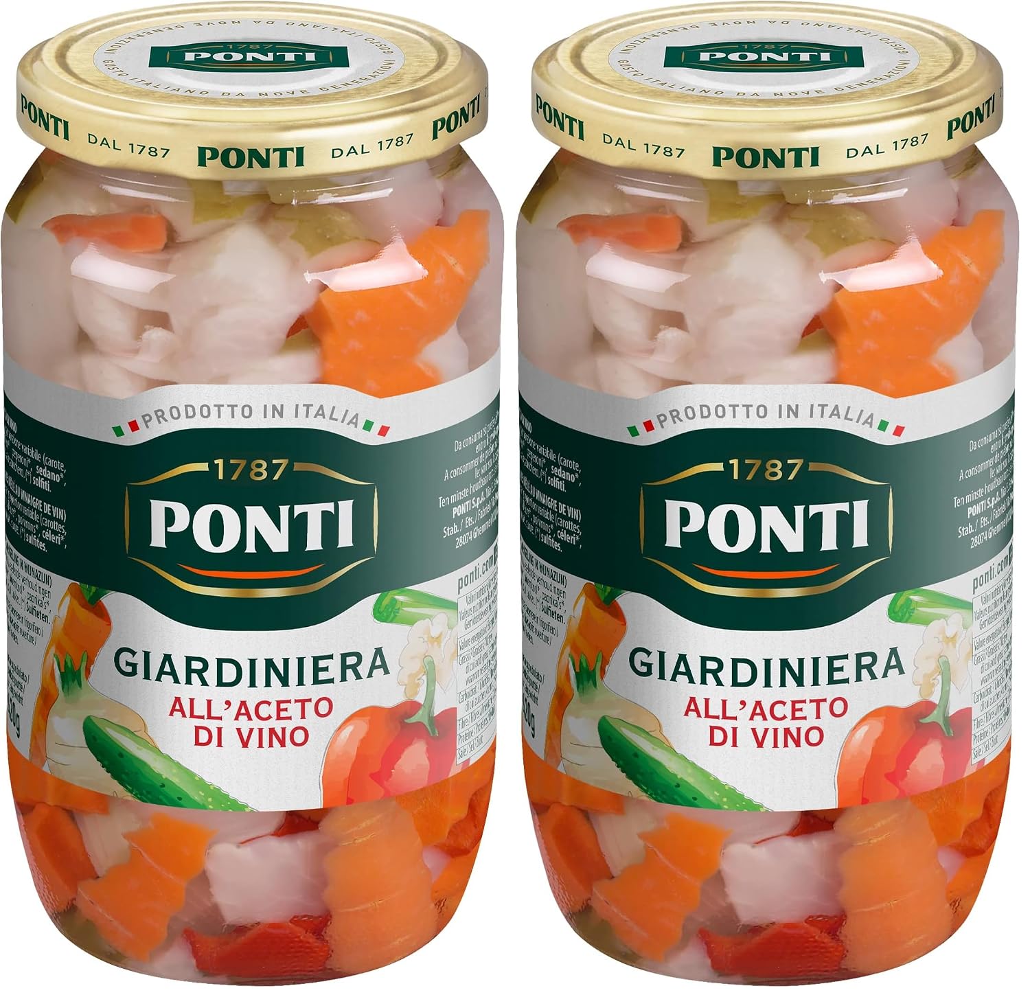 Detalle 1 de Ponti Giardiniera T6 – 6 Töpfe à 700 g