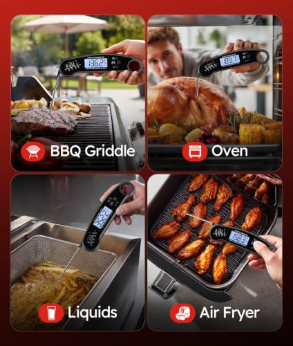 Thumbnail 5 de ONFIKY Instant Read Digital Meat Thermometer — 1-2 Second Readouts, IP67 Waterproof, 572°F/300°C