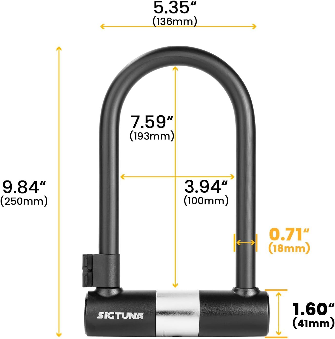 Detalle 2 de SIGTUNA 16 mm Lucchetto bici robusto 🔒