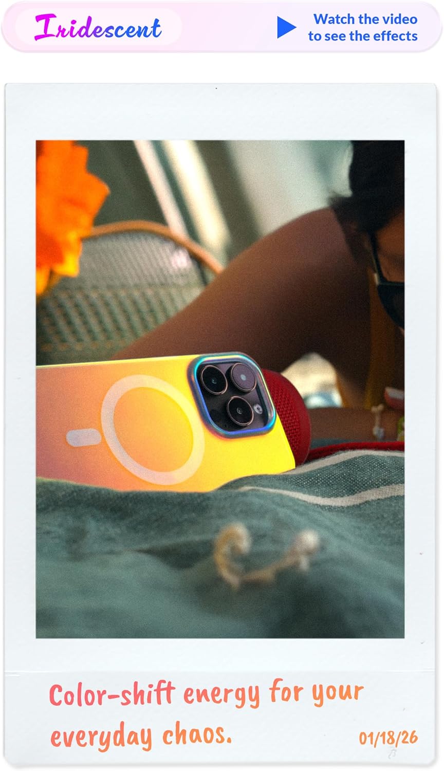 Thumbnail 6 de LONLI Hue Magnetic Case for iPhone 15 — Fluorescent Holographic Iridescent