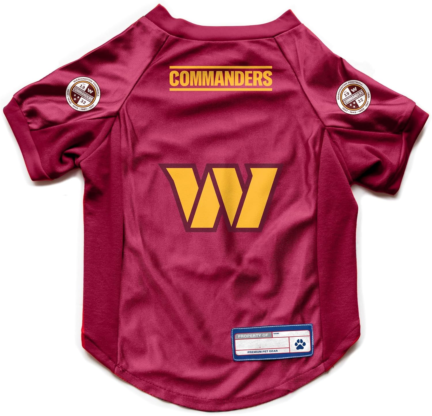 Detalle 2 de Littlearth NFL Stretch Pet Jersey (Officially Licensed) — Team-Style Pet Shirt, Sizes XS to XL