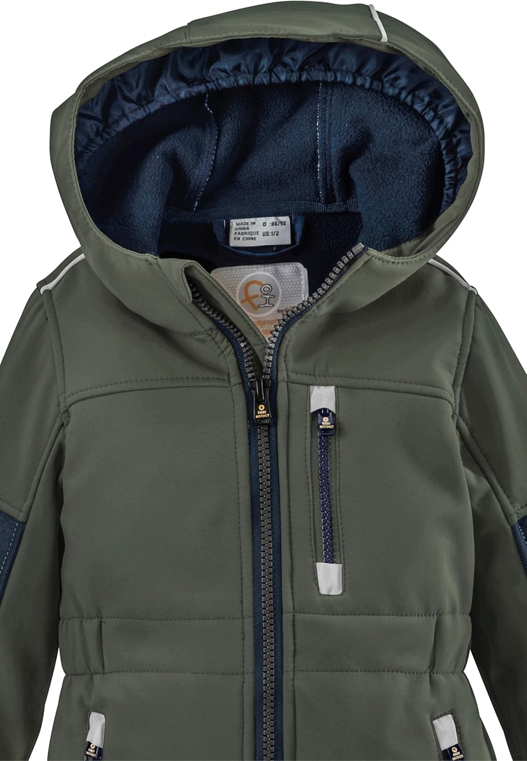 Thumbnail 2 de First Instinct by Killtec Unisex Baby Fiow 35 Mns Onpc Softshell Overall mit Kapuze