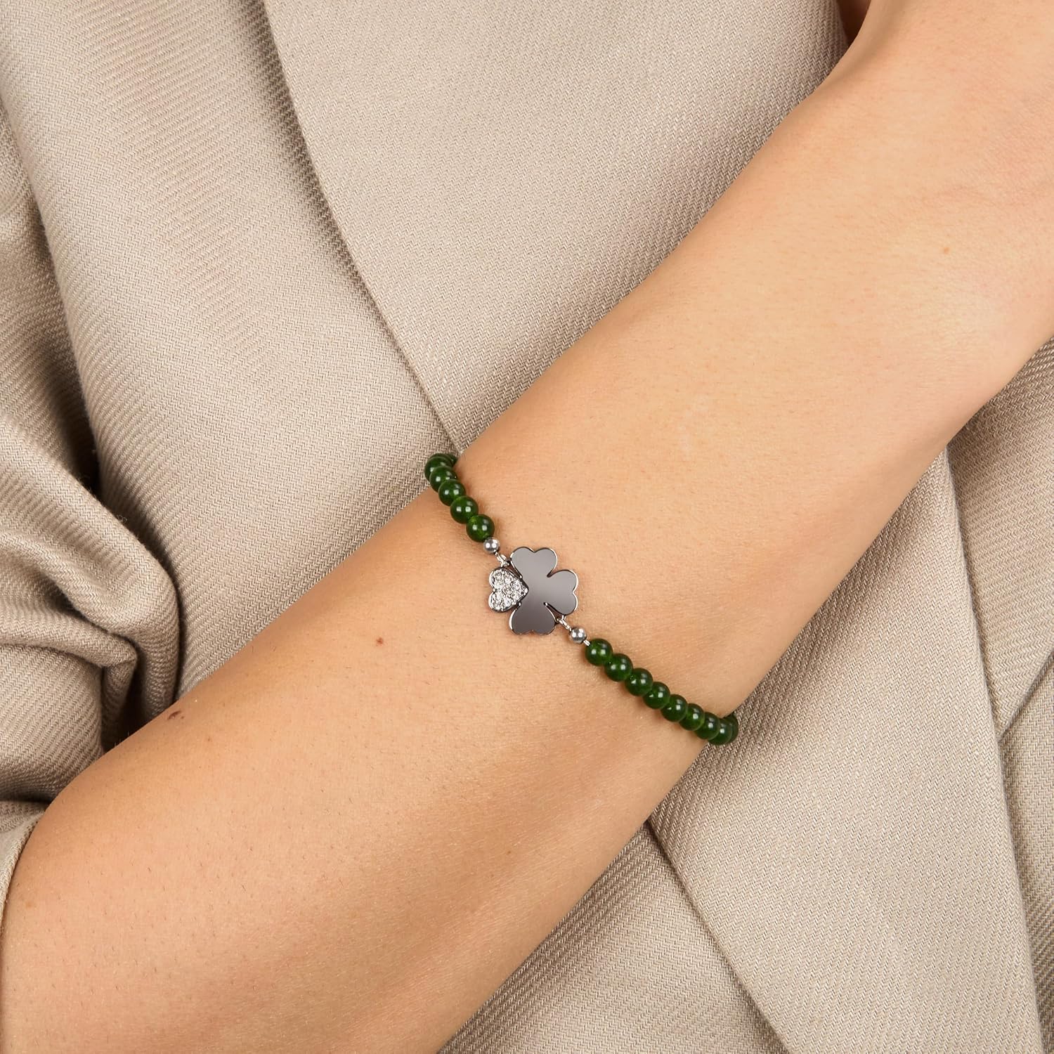 Detalle de Morellato Bracciale Donna VALENTINA in Acciaio con Agata naturale – SATQ08