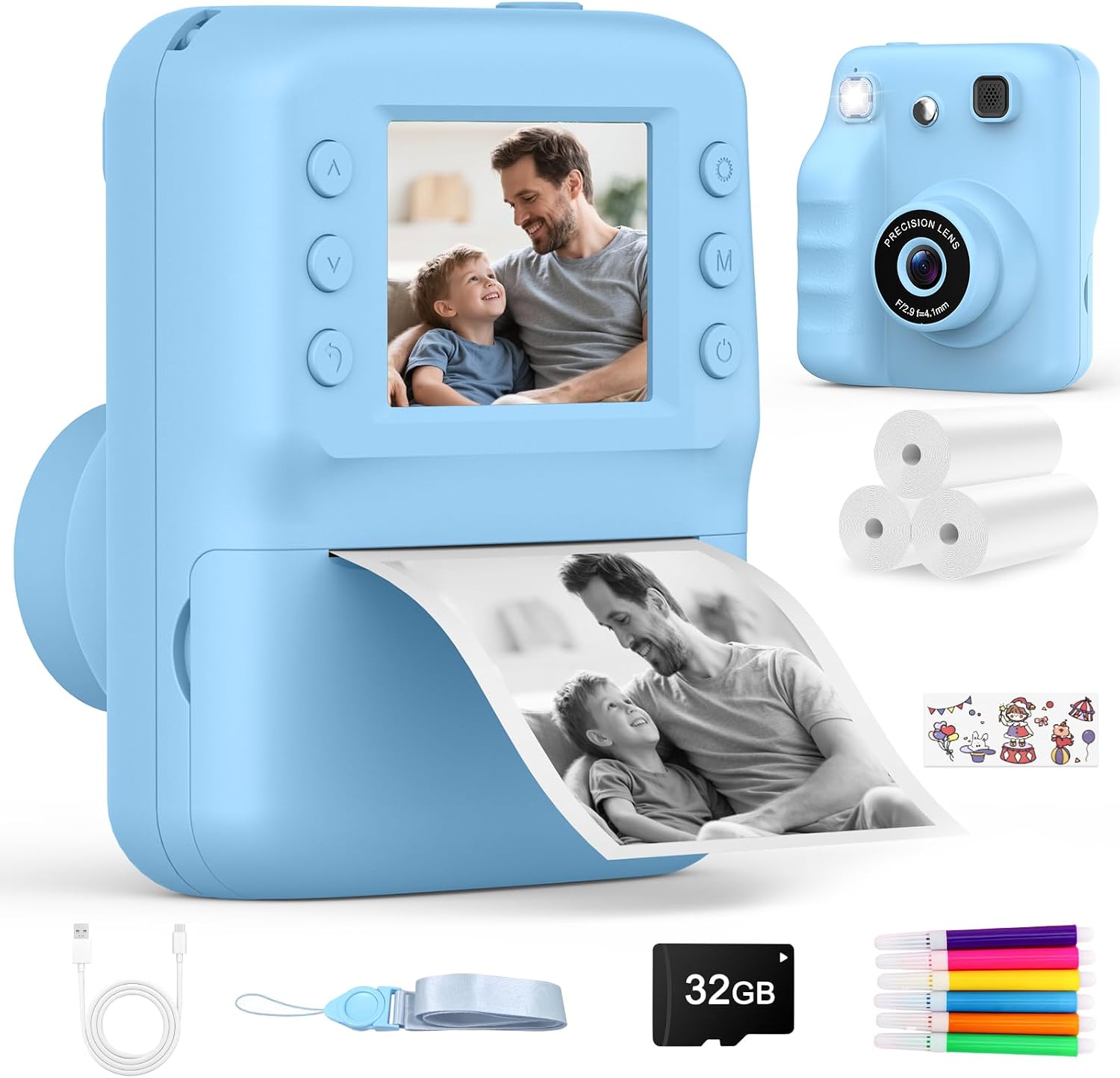 Detalle de Yidoroye Kids Instant Print Camera 32GB