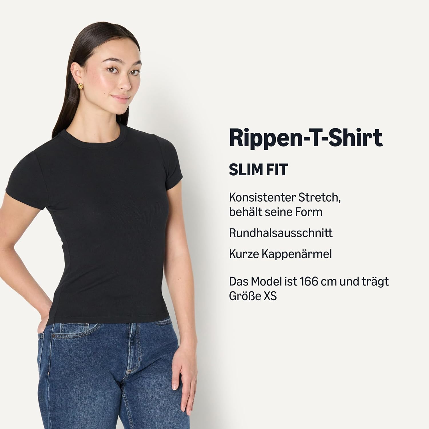 Thumbnail 3 de Amazon Essentials Slim-Fit Damen T-Shirt, Rippstrick