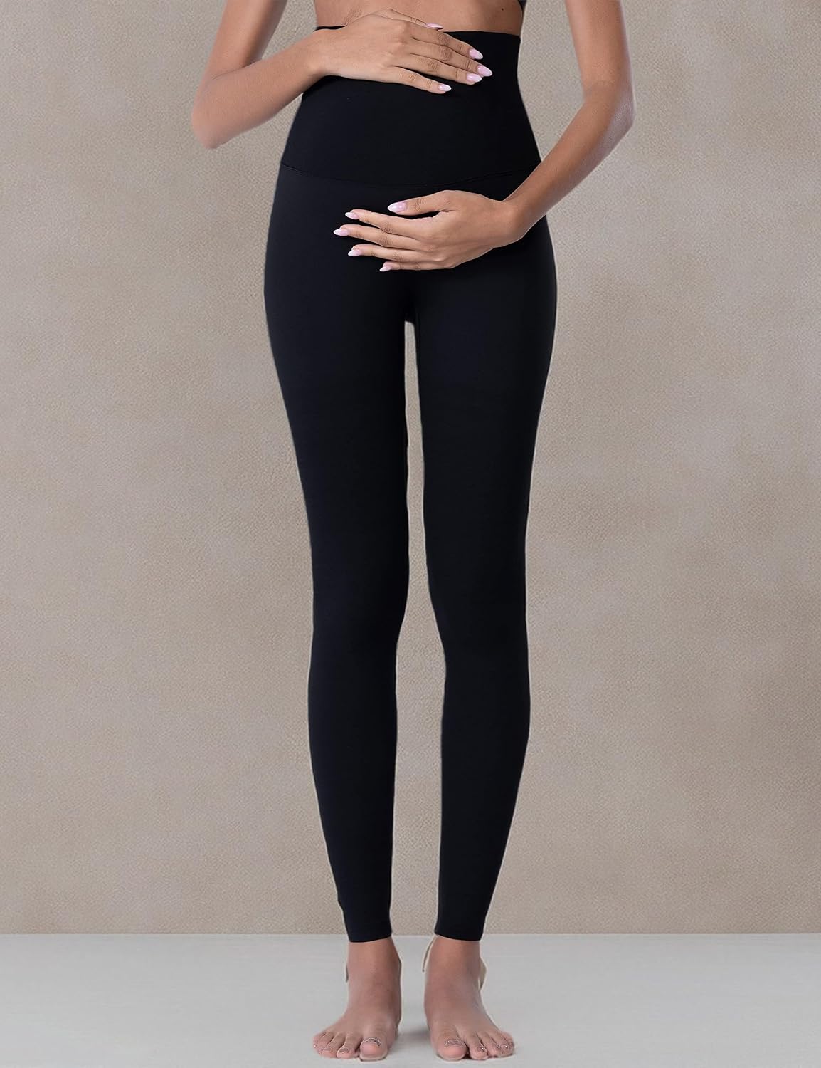 Thumbnail 6 de POSHDIVAH Maternity Leggings Over‑The‑Belly 4‑Way Stretch