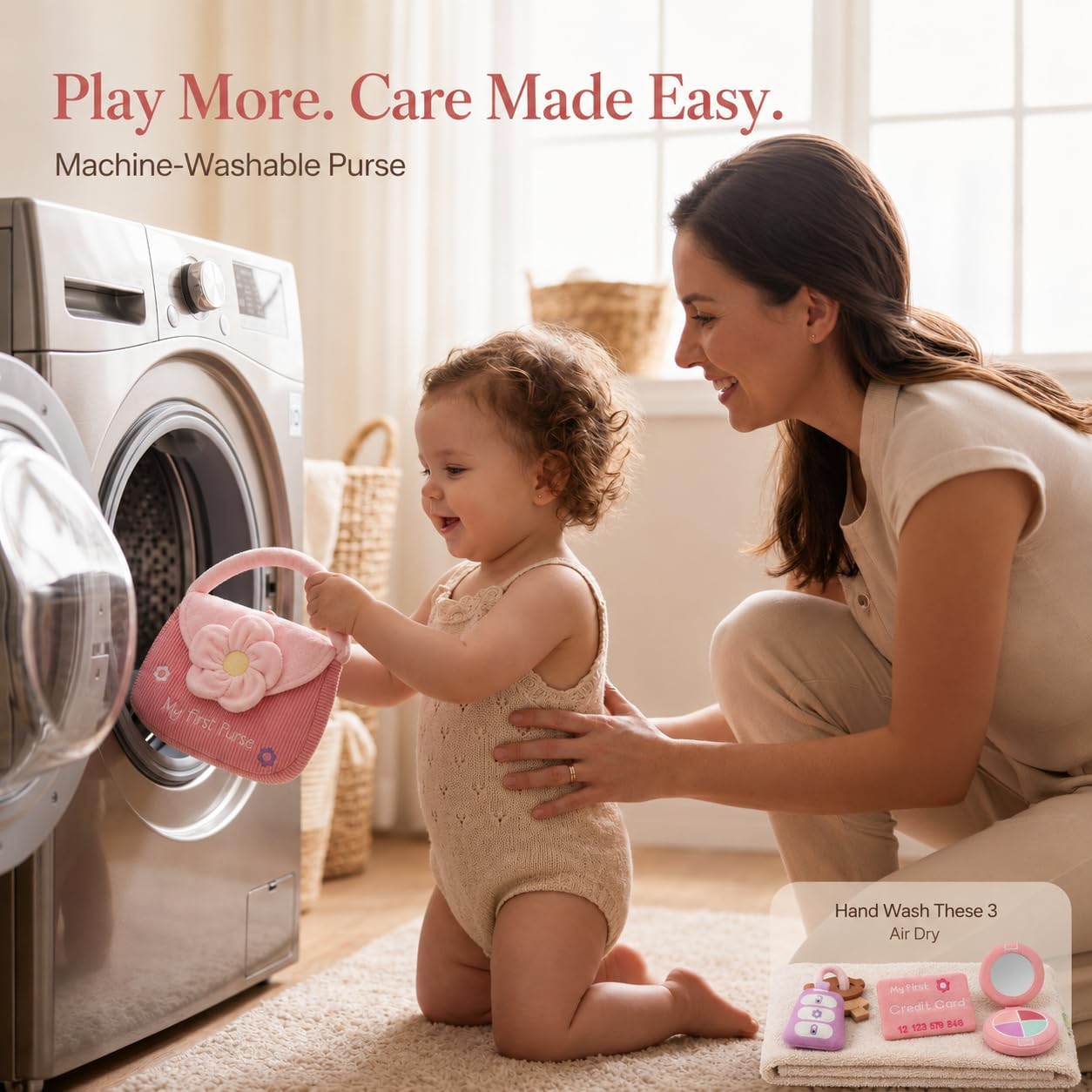 Thumbnail 6 de LET'S MAKE PTZ255101 My First Baby Purse Sensory Pretend-Play Toy, 10 Pieces