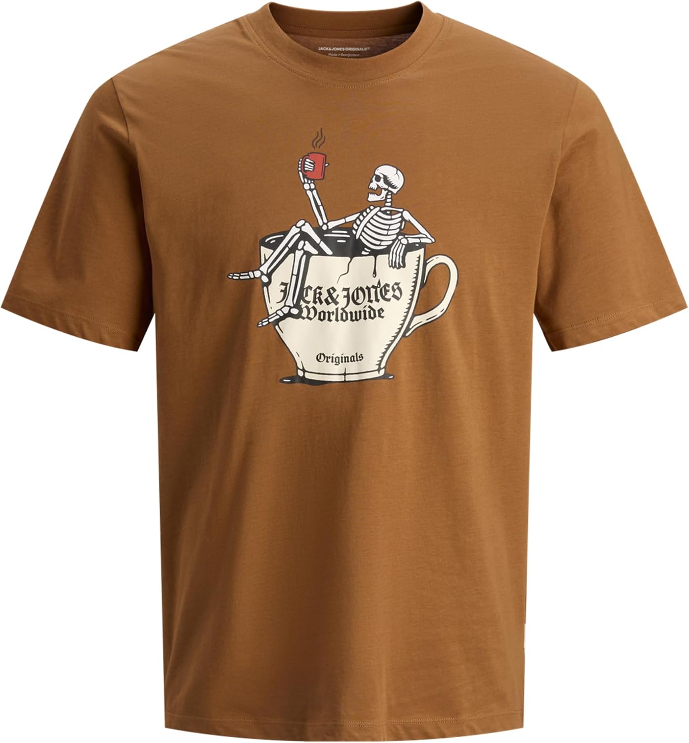 Thumbnail 2 de JACK & JONES Jorholiday Skull tee SS Cn camiseta hombre