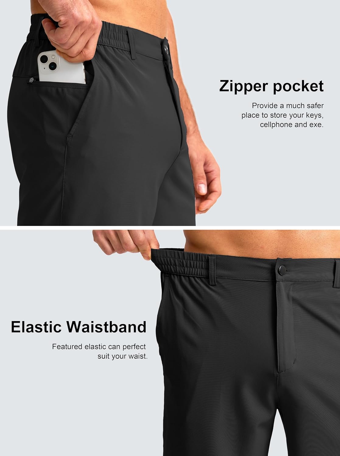 Detalle 2 de Men's golf shorts, 5-inch inseam