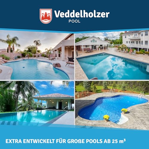 Detalle de Veddelholzer 5 kg Multitabs 5 in 1 Chlortabletten für Pools ab 25 m³ – 200 g Tabletten