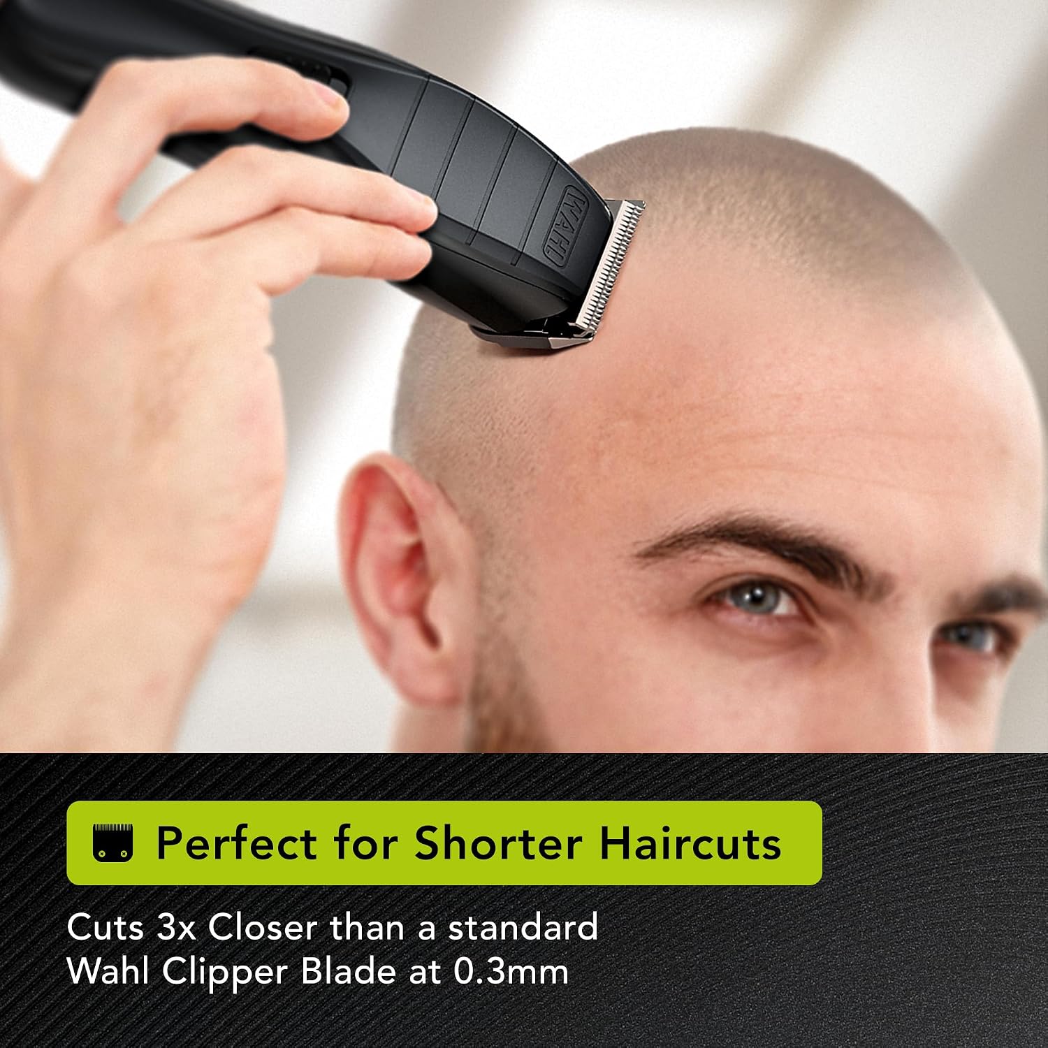 Detalle de Wahl Cordless Close Cut Hair Clipper Kit – Ultra-Close 0.3mm Precision Blades (USB Rechargeable)