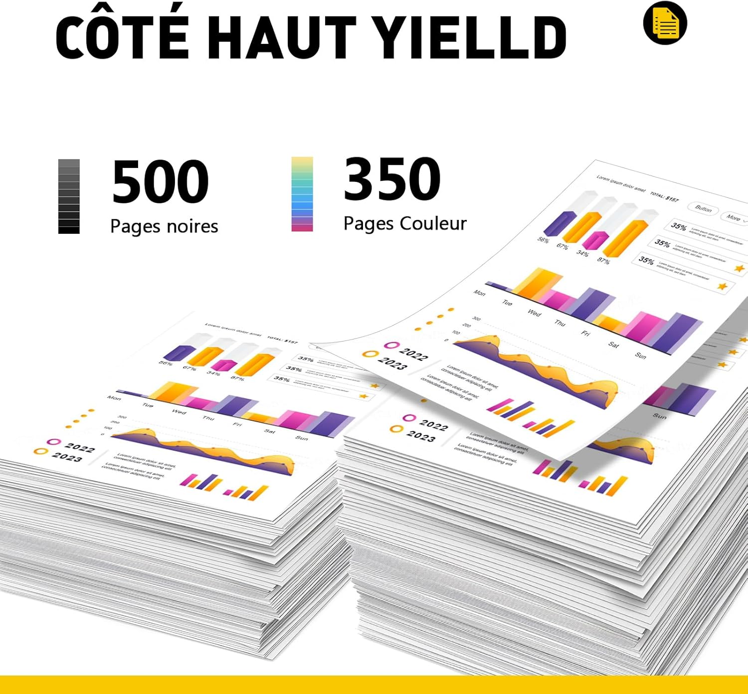 Thumbnail 2 de DOREINK 604 XL cartouches 500 pages 📠