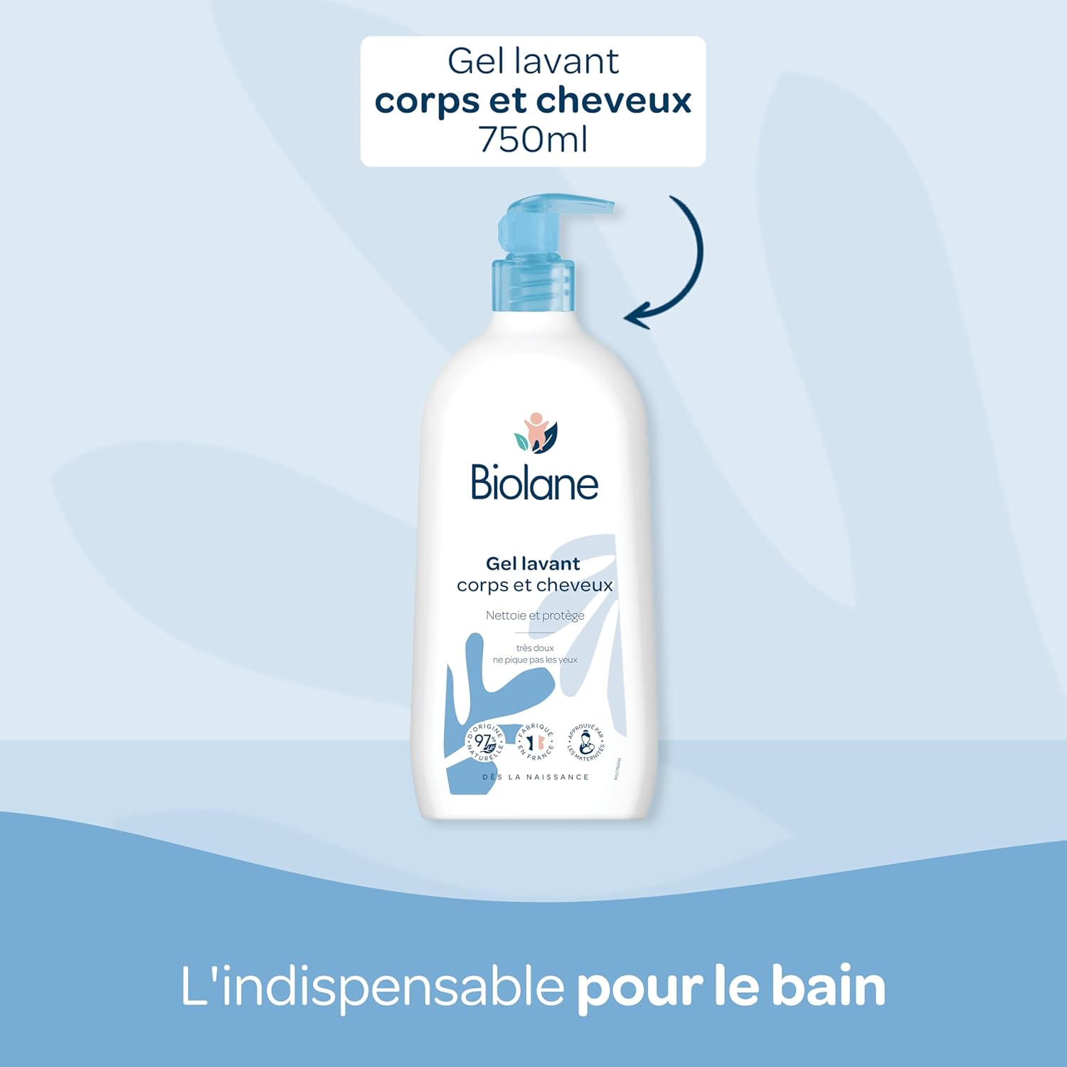 Thumbnail 3 de Coffret Maternité Biolane – Kit soins bébé naissance avec sac à langer et couches + lingettes H2O