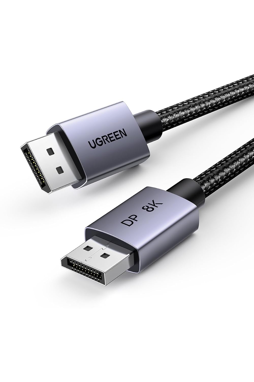 Detalle de UGREEN 8K DisplayPort-kabel 1.4, 1 m, VESA-gecertificeerd, 32,4 Gbit/s