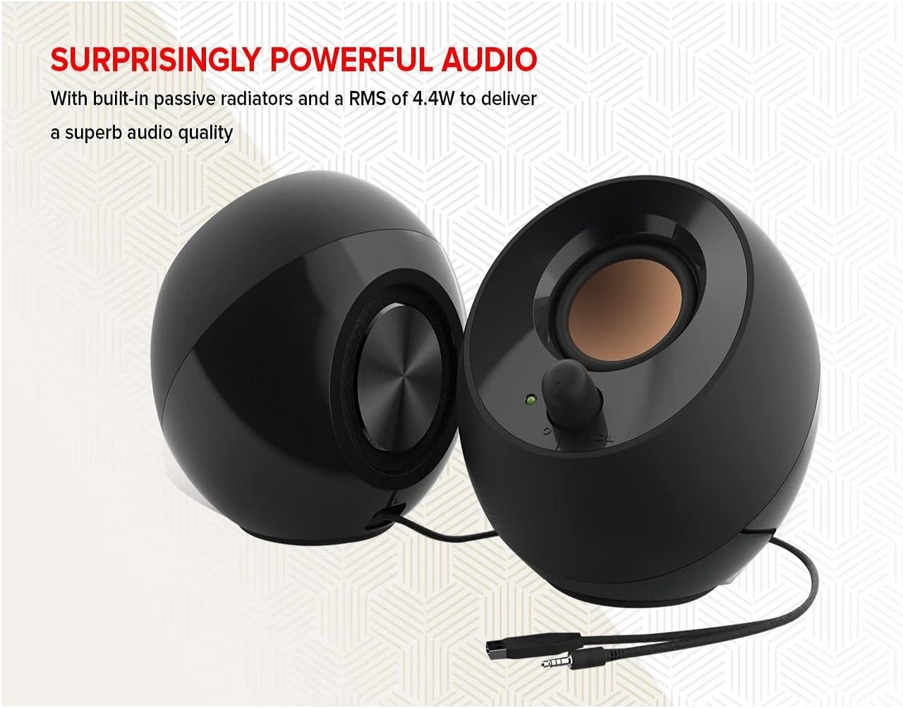 Thumbnail 2 de CREATIVE Pebble 2.0 USB Desktop Speakers 2W 📢